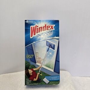 Windex Outdoor All-In-One Glass Cleaning Tool Starter Kit NOS SEALED RARE